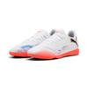 Hallenschuh PUMA "FUTURE 8 PLAY IT", Gr. 41, puma weiß, puma schwarz, glowing rot, Synthetik, sportlich, Schuhe