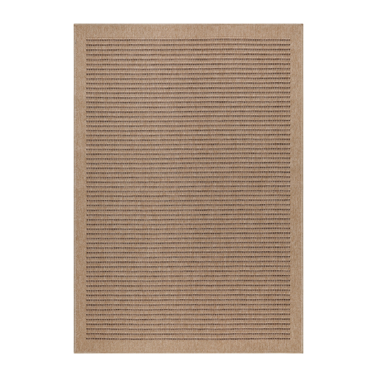 Teppich Outdoor Vintage Wetterfest Waschbar Strapazierfähig Balkon Terrasse Küche OEKO-TEX Schwarz 160x230 cm – JUNGFRAU von Kadima Design Image