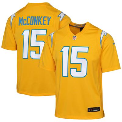 Los Angeles Chargers Nike Game Ausweichtrikot - Gold - Ladd McConkey - Jugendliche Image