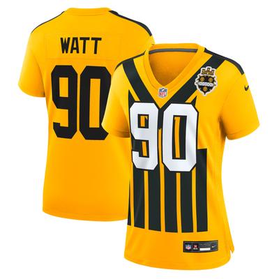 Pittsburgh Steelers Nike Game Ausweichtrikot - Gold - T.J. Watt - Damen Image