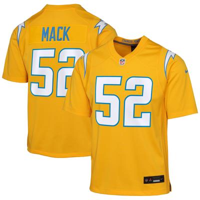 Los Angeles Chargers Nike Game Ausweichtrikot - Gold - Khalil Mack - Jugendliche Image