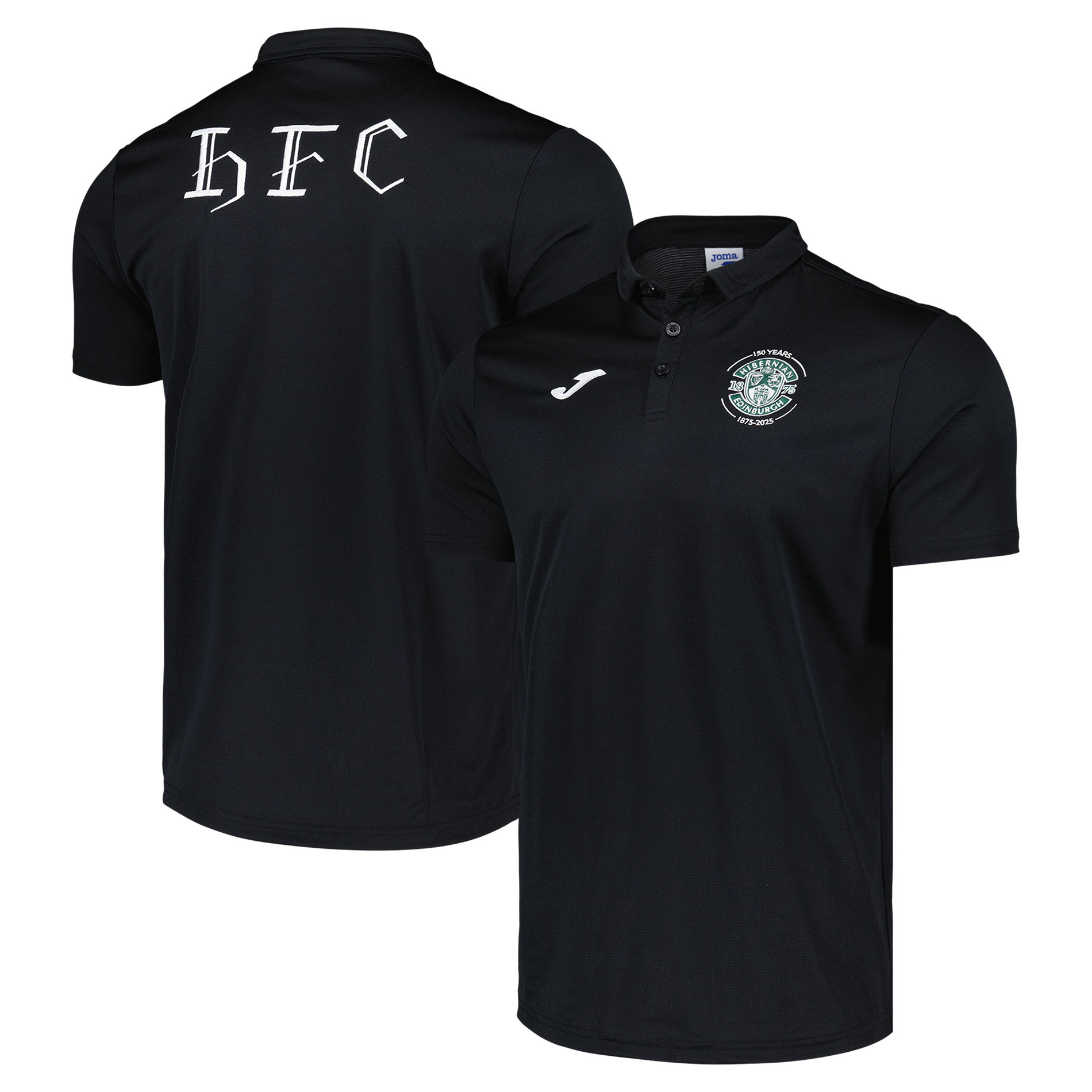 Hibernian Joma Travel Polo - Schwarz Image