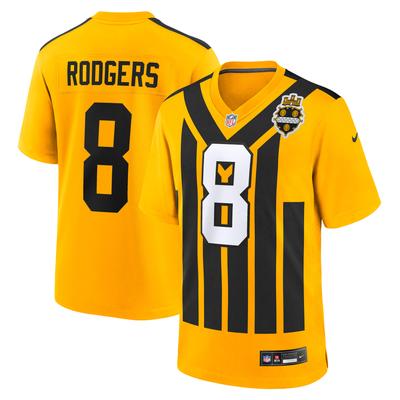 Pittsburgh Steelers Nike Game Ausweichtrikot - Gold - Aaron Rodgers - Jugendliche Image