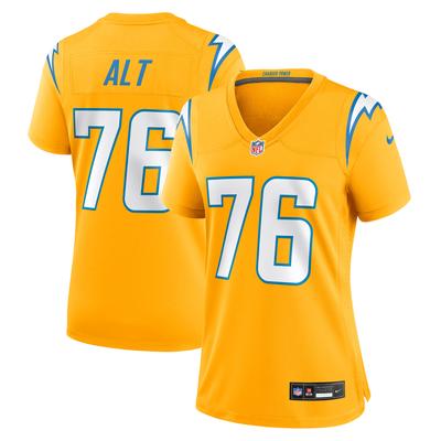 Los Angeles Chargers Nike Game Ausweichtrikot - Gold - Joe Alt - Damen Image