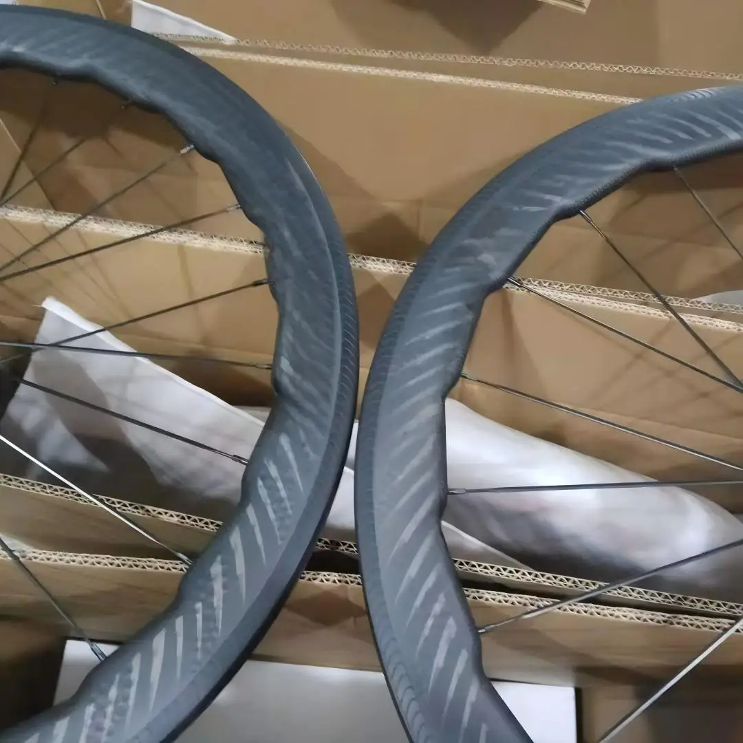 Wave Circle 454 Carbon Rennrad Räder 50-55 mm Rennrad Laufradsatz Drahtreifen XDB DPD Versand verfügbar Image