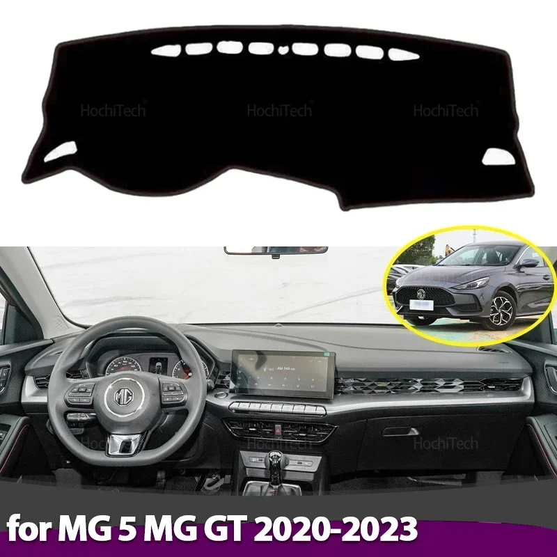 Auto Armaturenbrett Abdeckung Vermeiden Licht Pad Instrument Panel Matte Fall Teppiche für MG5 MG GT 2020 2021 2022 2023 YB Image