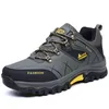 Wanderschuhe Herren Schuhe Sneakers PU Leder Atmungsaktive Casual Wanderschuhe Rutschfeste Outdoor Knöchel Dicke Sohle Mode Herrenschuhe