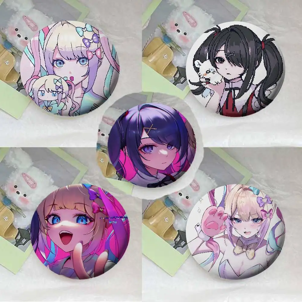 N-Needy Girl O-Overdosis-Abzeichen, Weißblech, weicher Knopf, Brosche, Metallabzeichen, individueller Schmuck, Accessoires, Hut, Tasche, Revers Image