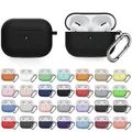 Per AirPods Pro Custodia Auricolari Bluetooth senza fili protettiva per AirPods Pro 1 Cover in silicone Accessori per cuffie con gancio