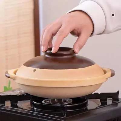18cm 20cm Ceramic Casseroles Soup Pot Cooking Casserole Clay Stew Stew Pots Earthenware Pot Kitchen Cookware Kitchenware