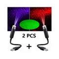 1/2/3 pezzi 2X romantico LED cielo stellato luce notturna 5V alimentato tramite USB lampada per proiettore Galaxy Star per soffitto del tetto dell'auto