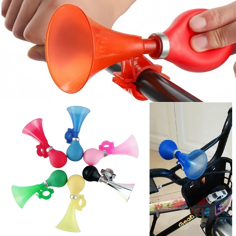 1Pcs Fahrrad Air Horn Sicherheit Straße Fahrrad Kinder Fahrrad Lenker Glocke Ring Fahrrad Glocke Laute Fahrrad Glocken Fahrrad Zubehör