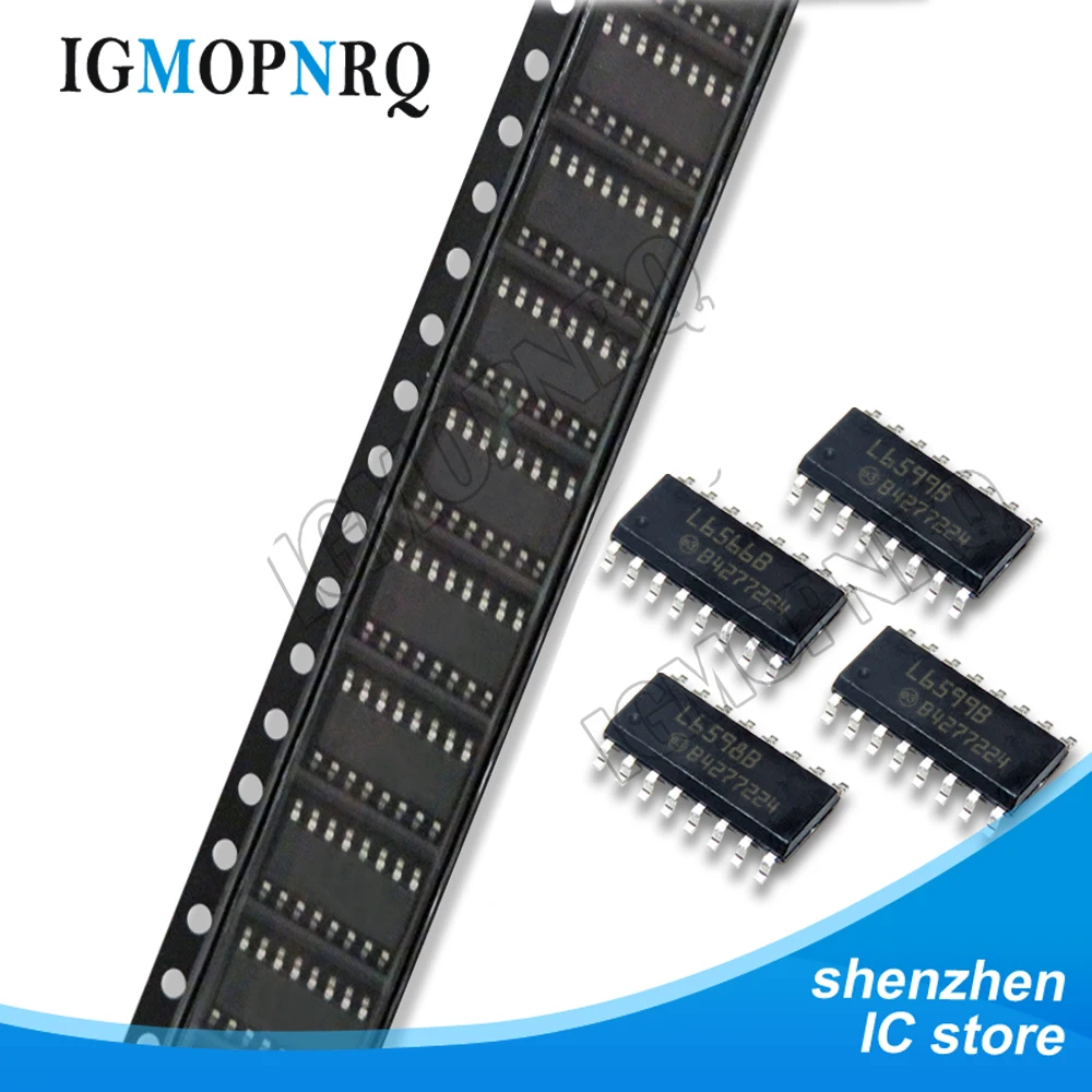 5 stücke l6566b l6598d l6599ad sop-16 l6599d l6566 l6598 l6599 sop-16 lcd board common ic Image