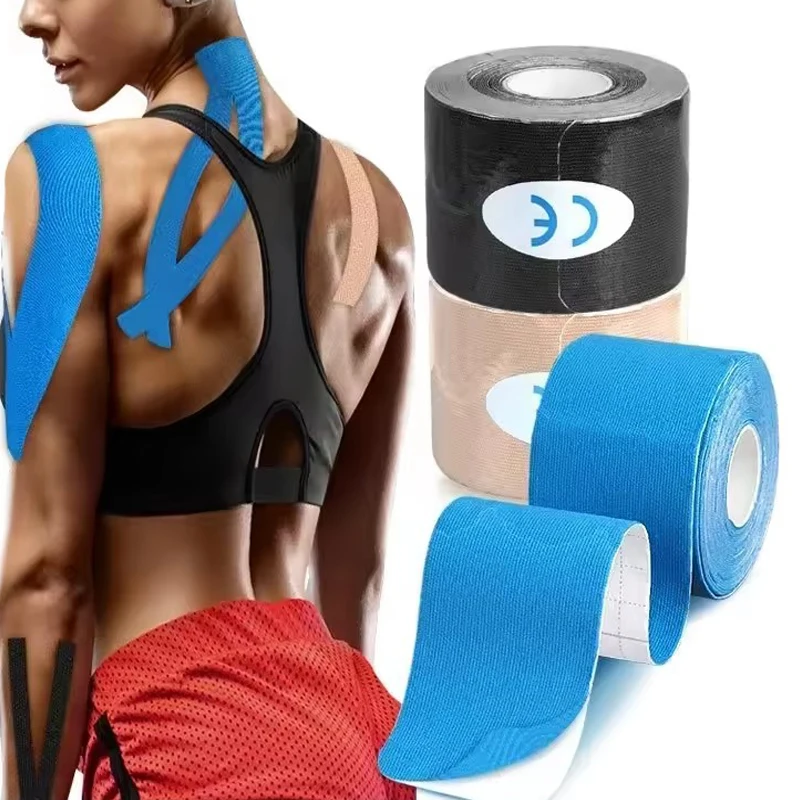 5CMX5M Muskel Erholung Patch Sport Elastische Band Fitness Knie und Ellenbogen Schutz Elastische Fitness Ausrüstung