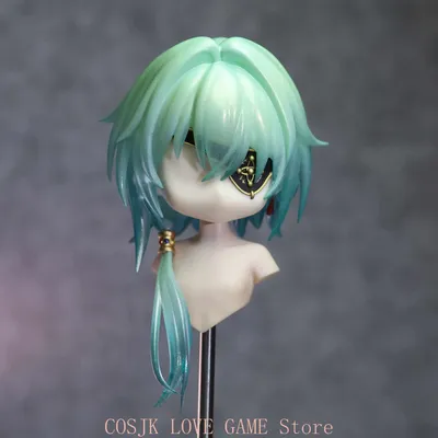 Neue Anime Honkai: Star Rail Anaxa Anaxagoras handgemachte OB11 OB22 Haar Perücke abnehmbare Spiel Cosplay süße Requisiten Image