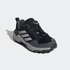 Wanderschuh ADIDAS TERREX "TERREX AX4S SPEED LACING", Gr. 33, core schwarz, grau two, grau six, Synthetik, Textil, sportlich, Schuhe