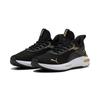 Slip-On Sneaker PUMA "SOFTRIDE ENZO 5 HYPE", Gr. 44,5, schwarz (puma schwarz, puma gold), Textil, sportlich, Schuhe