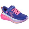 Sneaker SKECHERS "WAVE 92", Kinder, Gr. 27, bunt (navy multi), Lederimitat, Textil, kontrastfarbene Details, sportlich, Schuhe, Halbschuh mit Klettverschluss, Größenschablone zum Download