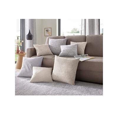 Kissenhülle Gr. 1, beige, B:40cm L:40cm, Kunstfaser, Polyester, Baumwolle, 84% Polyester, 16% Baumwolle, Kissenbezüge Image