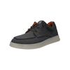 Schnürschuh BUGATTI "bugatti Halbschuhe Textil", Herren, Gr. 43, grau (dunkelgrau), Textil, casual, Schuhe
