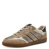 Slip-On Sneaker TAMARIS, Damen, Gr. 36, gold (goldfarben kombiniert), Lederimitat, metallic, sportlich, Schuhe, Freizeitschuh, Halbschuh, Schlupfschuh in veganer Verarbeitung