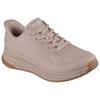 Slip-On Sneaker SKECHERS "BOBS SQUAD 4", Damen, Gr. 40, beige (natur), Mesh, Synthetik, sportlich, Schuhe, Slipper, Freizeitschuh, Halbschuh mit Memory Foam