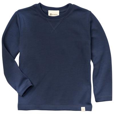 Engel - Kid's Sweatshirt L/S - Merinolongsleeve Gr 128 blau Image