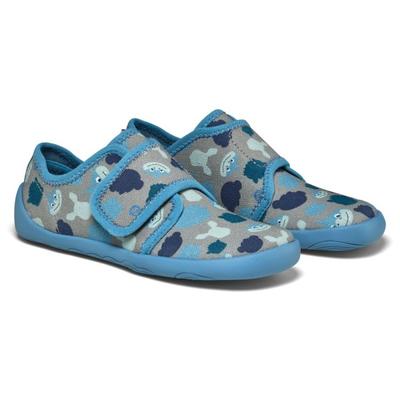 Affenzahn - Kid's Hausschuh Baumwolle Movy - Hüttenschuhe 26 | EU 26 blau Image