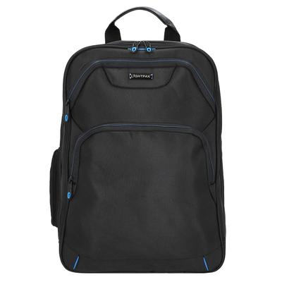Lightpak Executive Line Echo 1 Businessrucksack 42 cm Laptopfach schwarz Schwarz Herren Image
