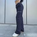 Per donna Pantaloni Cargo Pantaloni da escursionismo Esterno Vestibilità regolare Impermeabile Pantaloni Tasca Elastico in vita Nero Verde militare Campeggio / Escursionismo Corsa S M L