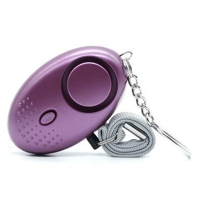 Personal Safety Alarm Keychain with LED Light Emergency Security Device for Women, Men, and Elderly, Assorted Colors - Durable Plastic, Battery Operate