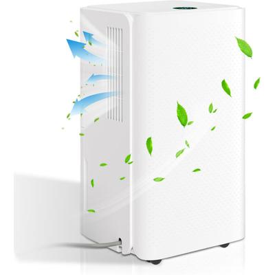 Swanew - Luftentfeuchter 16L/Tag mit 24H Timer, Raumentfeuchter 2L Wassertank Dehumidifier Image