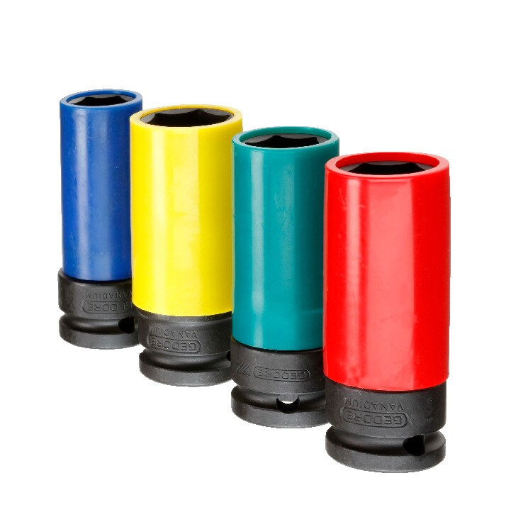 GEDORE Kraftschrauber-Satz 1/2" mit Schutzhülse 4-teilig, K 19 LS-004 Image