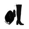 Stuart Weitzman Damen Stiefel, Gr. 35.5, schwarz, Leder