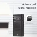 Radio portatile W-908 Full Band AM FM Alimentata a batteria Puntatore da 3,5 mm Radio analogica HiFi Migliore radio di emergenza tascabile per reception