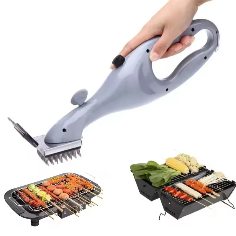 BBQ Outdoor Grill Dampf Reinigung Pinsel Grill Reiniger Geeignet Für Holzkohle Schaber Gas Zubehör Kochen Küche Werkzeug Image