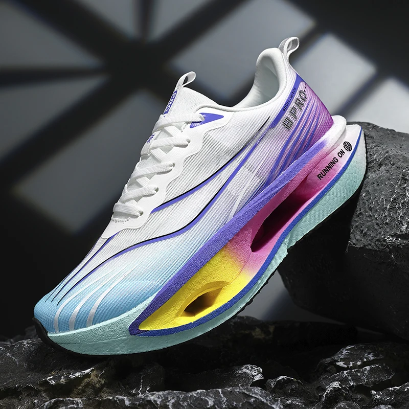 2025 neue männer Turnschuhe Dicken Boden Dämpfung Laufschuhe Athletic Training Carbon Platte Jogging Schuhe frauen Tennis Schuhe