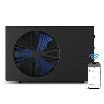 30K BTU for 12K Gallon Pools - Energy Efficient, WiFi Control, Ultra Quiet 52dB, Works In/Above Ground Pool Heat Pump
