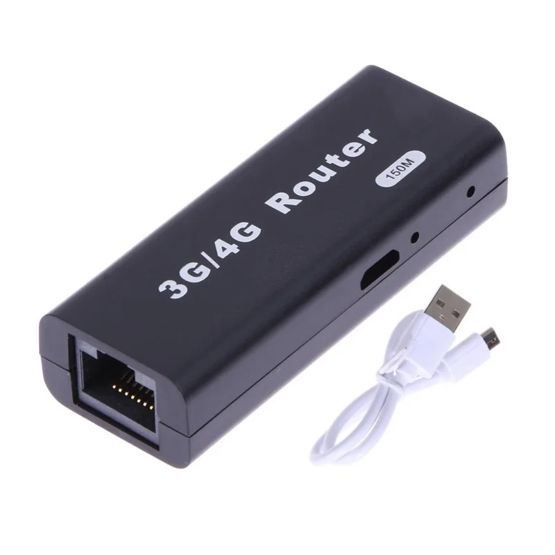 Neuester tragbarer Mini 3G/4G WiFi WLAN Hotspot WiFi Hotspot 150Mbps RJ45 USB Wireless Router mit USB-Kabel Image
