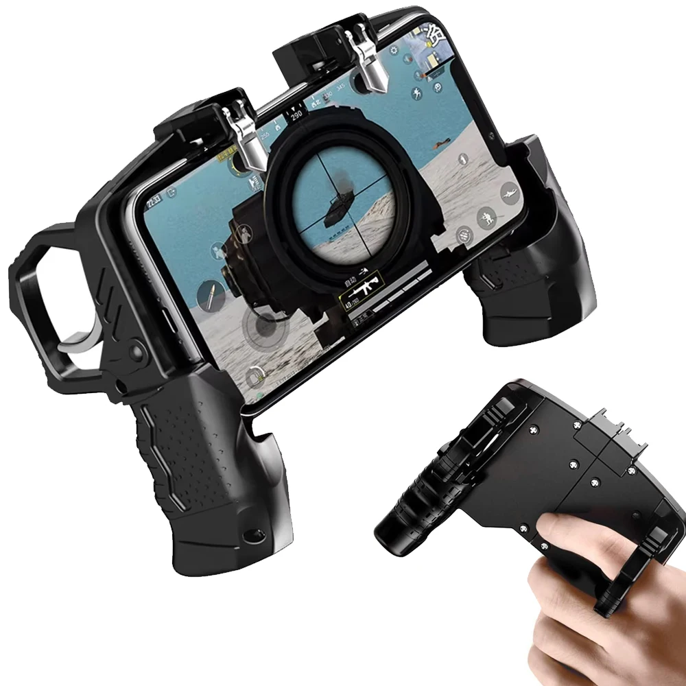 K21 Multifunktions Trigger universal Controller Für PUBG Spiel Mobile Tragbare Joystick Gamepad Für iPhone Android Game Pad Design Image