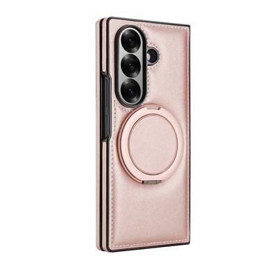 Phone Case For Samsung Galaxy Z Fold 7 Z Fold 6 Z Fold 5 Z Fold 4 Z Fold 3 Wallet Case Support Wireless Charging Kickstand Shockproof Retro TPU PU Leather