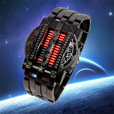 Women Men Kids Digital Watch Outdoor Sports Fashion Casual Luminous Waterproof Stainless Steel Strap Watch
