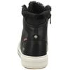 Sneaker MUSTANG SHOES "Mustang Shoes Sneaker Lederimitat", Damen, Gr. 37, schwarz, Lederimitat, casual, Schuhe