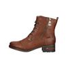 Schnürstiefelette MUSTANG SHOES "Mustang Shoes Stiefelette Lederimitat", Damen, Gr. 39, braun, Lederimitat, casual, Schuhe