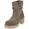 Stiefelette MUSTANG SHOES "Mustang Shoes Stiefelette Lederimitat", Damen, Gr. 40, erde, Lederimitat, casual, Schuhe