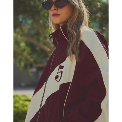 Bershka Sports Jacket Women 10-12 Red