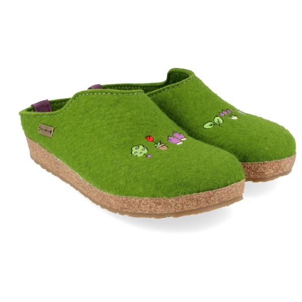 Haflinger - Grizzly Gartenglück - Hausschuhe 46 | EU 46 grün