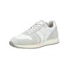 Schnürschuh PANTOFOLA D´ORO "Pantofola d'Oro Halbschuhe Leder/Textil", Gr. 46, grau (weiß, grau), Leder, Textil, casual, Schuhe