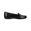 Mokassin GEOX "Geox Mokassin Glattleder", Damen, Gr. 42, schwarz, Glattleder, casual, Schuhe