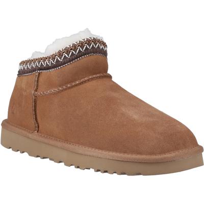 Hush Puppies Sloane Damenhausschuhe aus Veloursleder in Tan Image